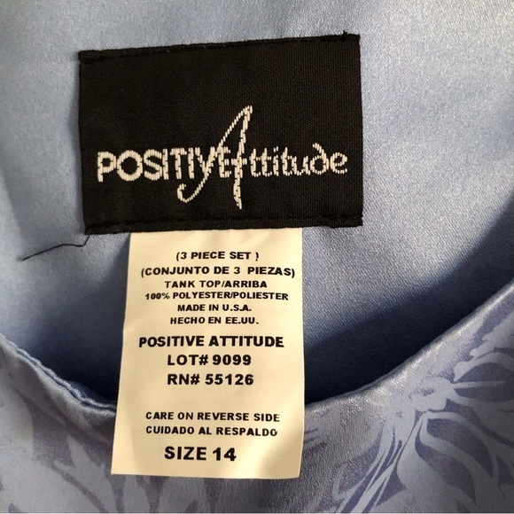 Vintage Positive Attitude 2pc shell & blazer set in size 14 career - Picture 7 of 16